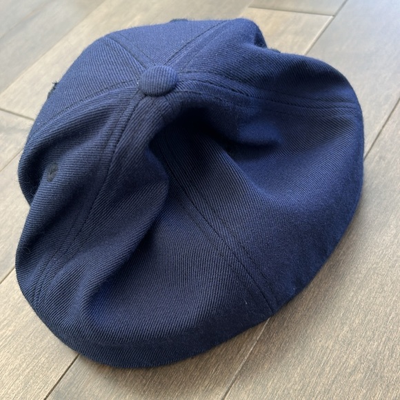 LIDS Navy Blue Acrylic Stretch Fitted Cap, Accessories Hat Classic Fit - Picture 5 of 5